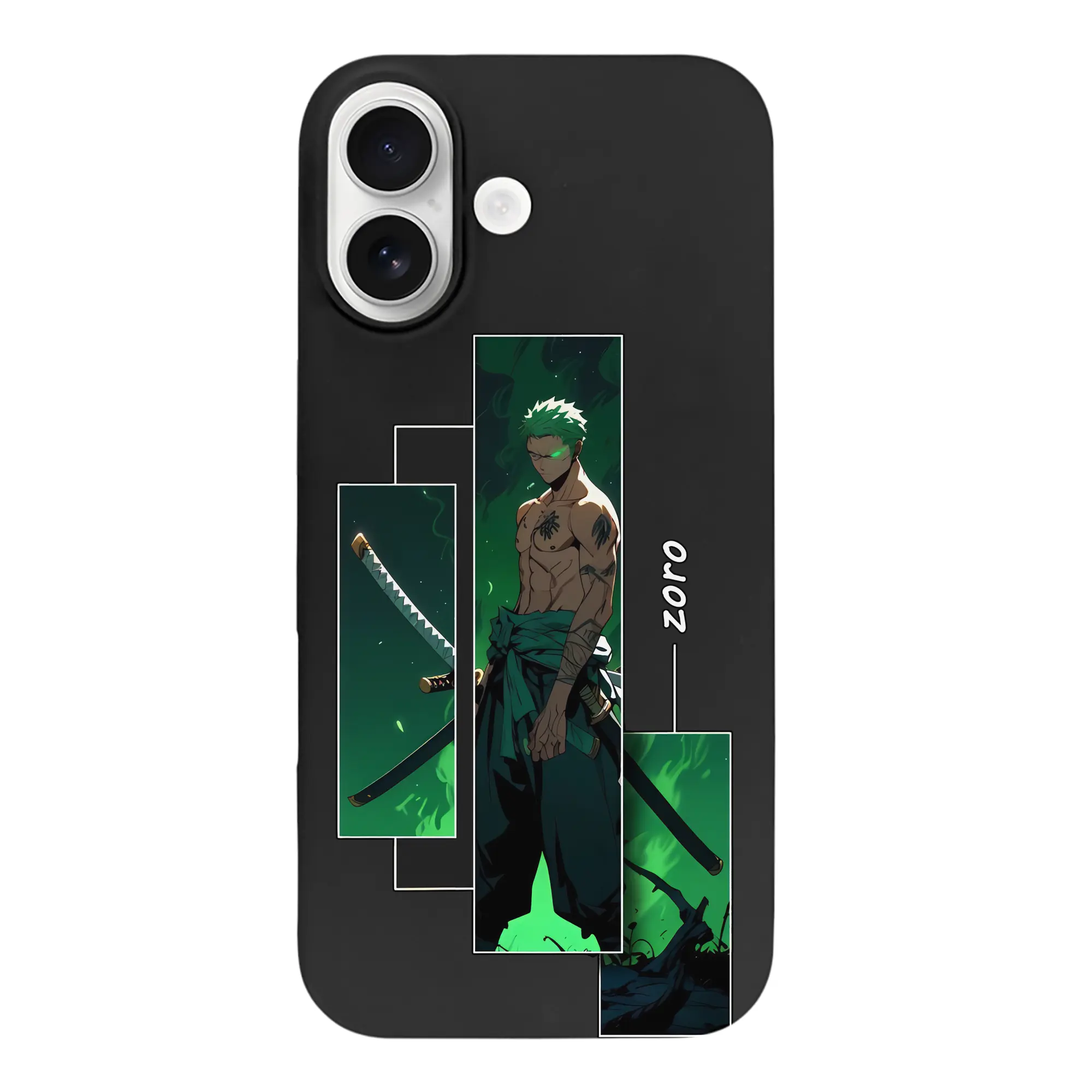 ワンピース グッズ ロロノア・ゾロ - iPhone 17 シリーズ シリコンケース 薄型 耐衝撃 指紋防止 ソフトタッチカバー 精密フィット 傷防止 保護ケース iPhone 17/17 Air/17 Pro/17 Pro Max 対応